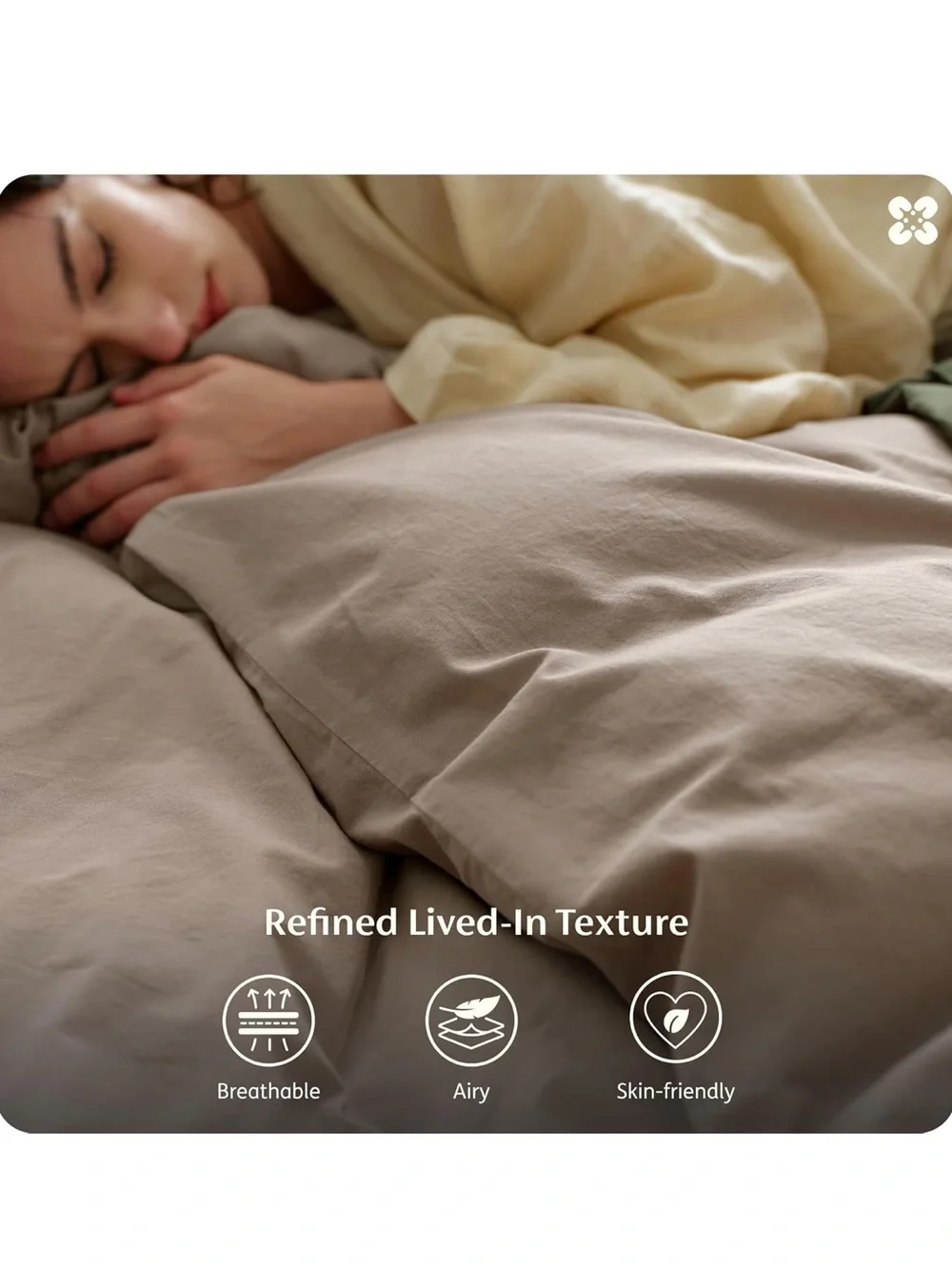 Bedsure relaxed linen
